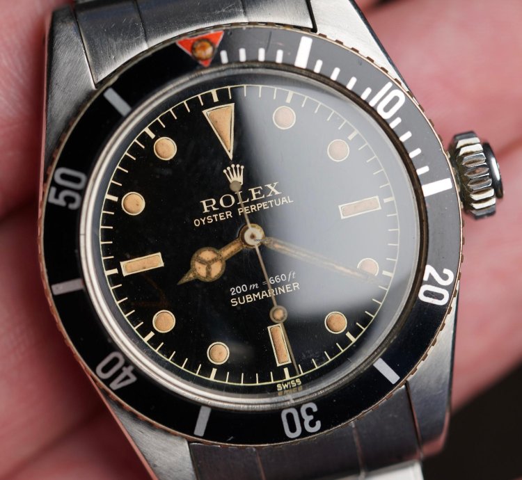 Rolex Submariner Big Crown Submariner Reference 6538