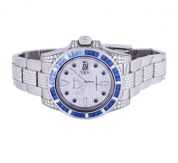 Rolex Submariner Date 116659sabr Automatic White Gold Good