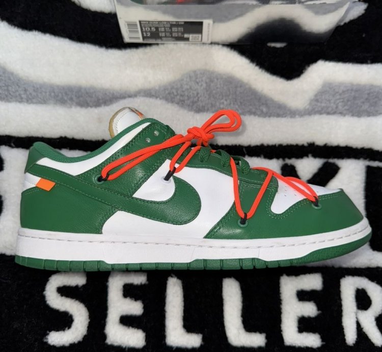 Nike Dunk Low Off-white Pine Green
