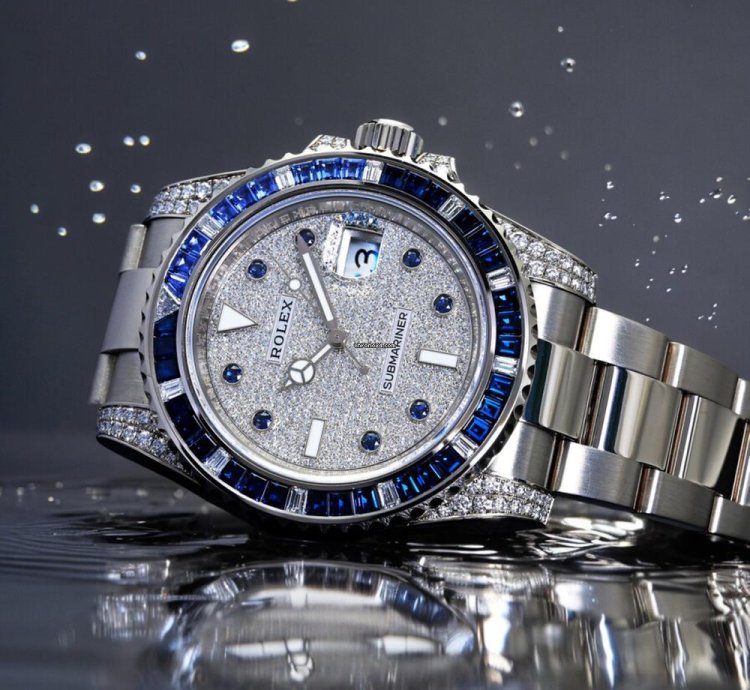 Rolex Submariner Date 116659sabr Automatic White Gold Good