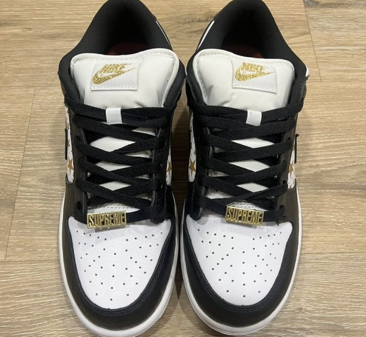 Nike Sb Dunk Low Supreme Stars Black