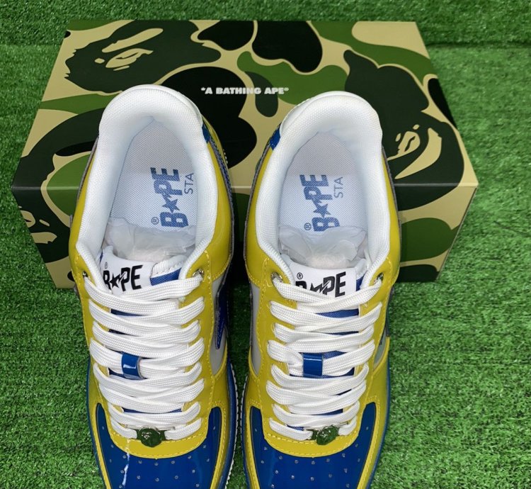 Bape Sta 2 Yellow Blue Size 12