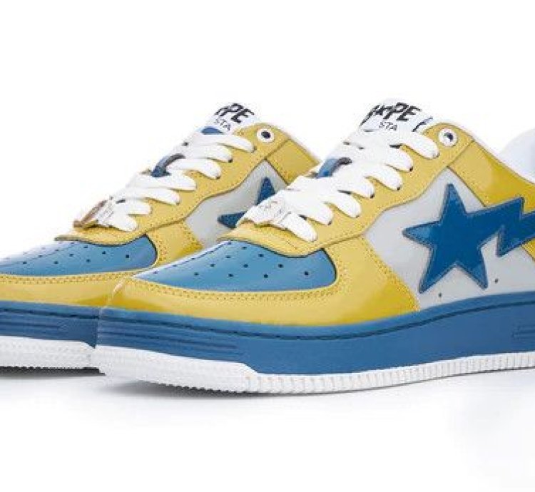 Bape Sta 2 Yellow Blue Size 13