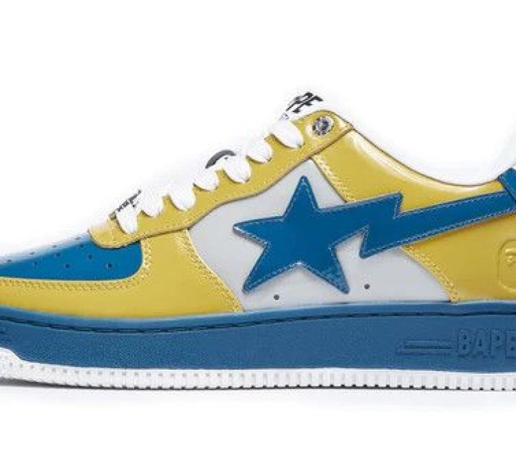 Bape Sta 2 Yellow Blue Size 13