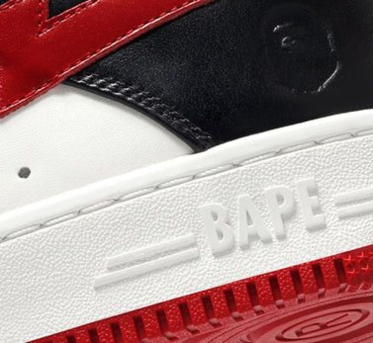 Bape Sta 3 Black Red Size 9