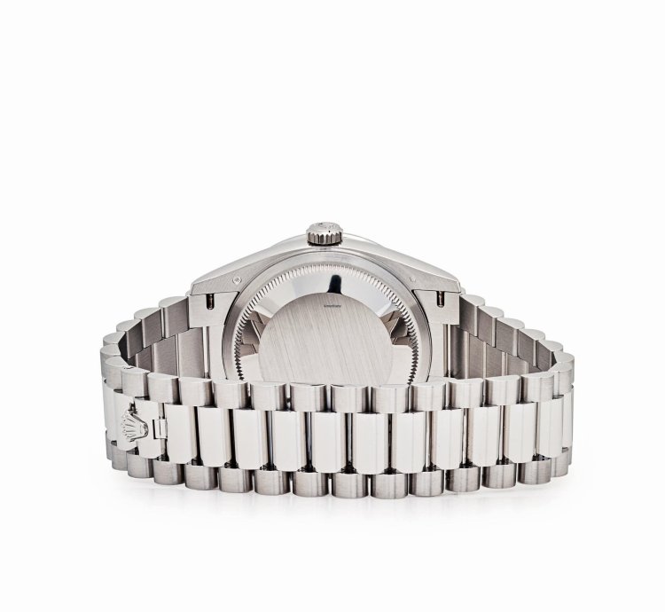 Rolex Day-date 128396tbr Platinum Pink Opal Diamond Dial And Bezel 2023