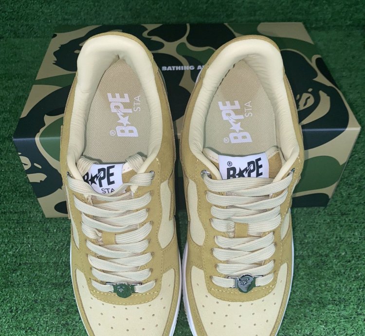 Bape Sta 3 Suede Beige Size 11