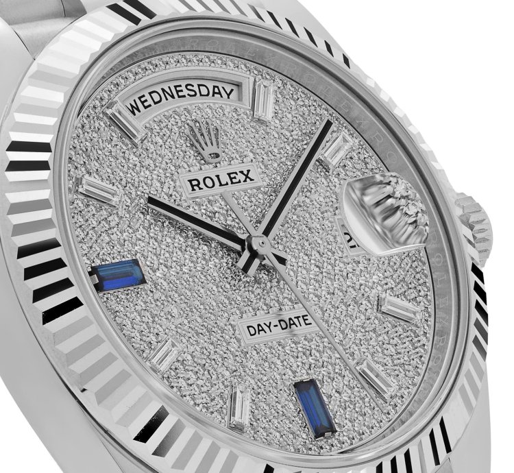 Rolex Day-date 228236 Platinum Pav Diamond Dial 2023