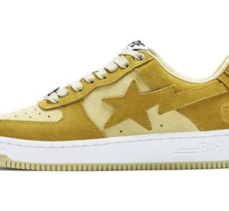 Bape Sta 3 Suede Beige Size 8