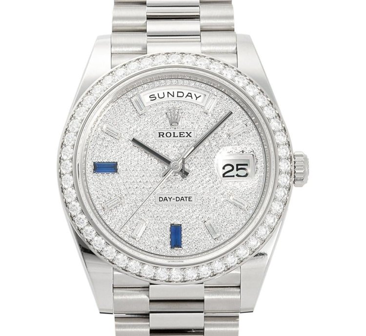 Rolex Day-date 228437tbr Automatic White Gold Like New Unworn