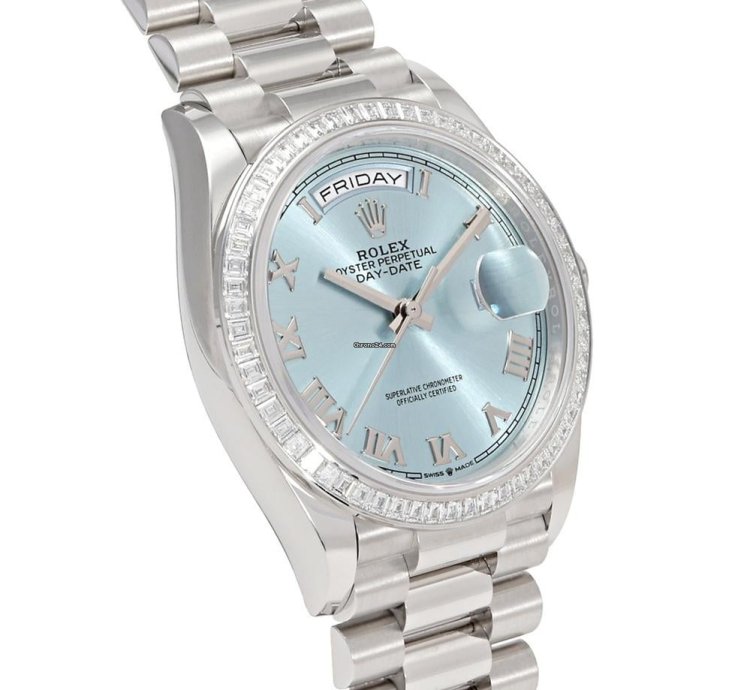 Rolex Day-date 228547tbr Automatic Platinum New