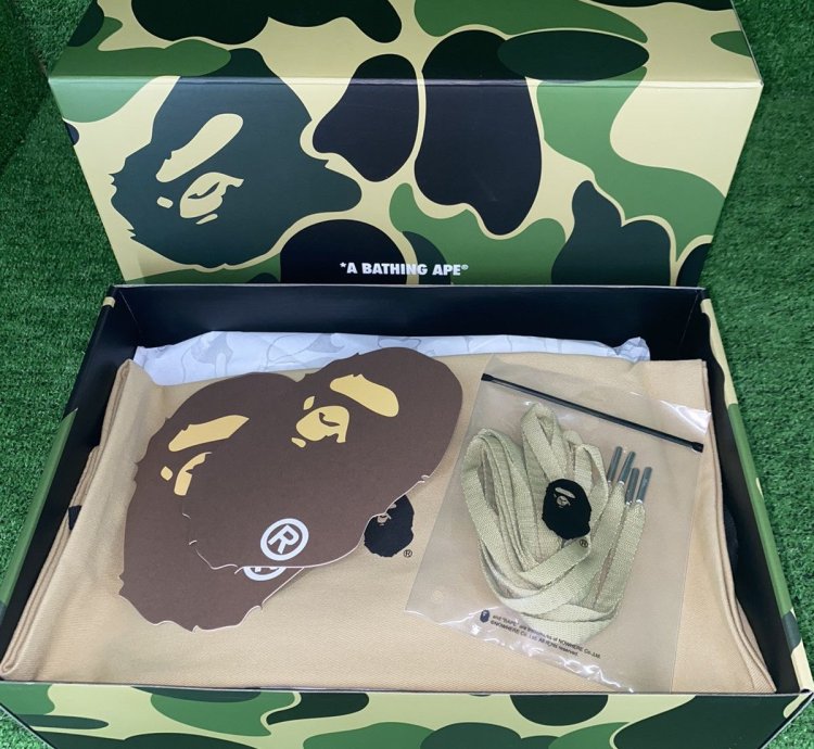Bape Sta 3 Suede Beige Size 9 5