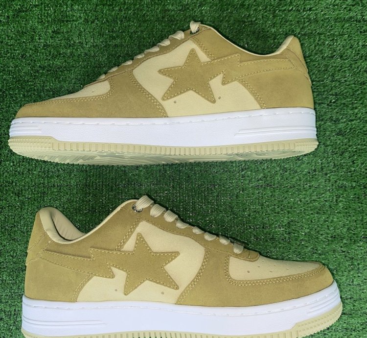 Bape Sta 3 Suede Beige Size 9 5