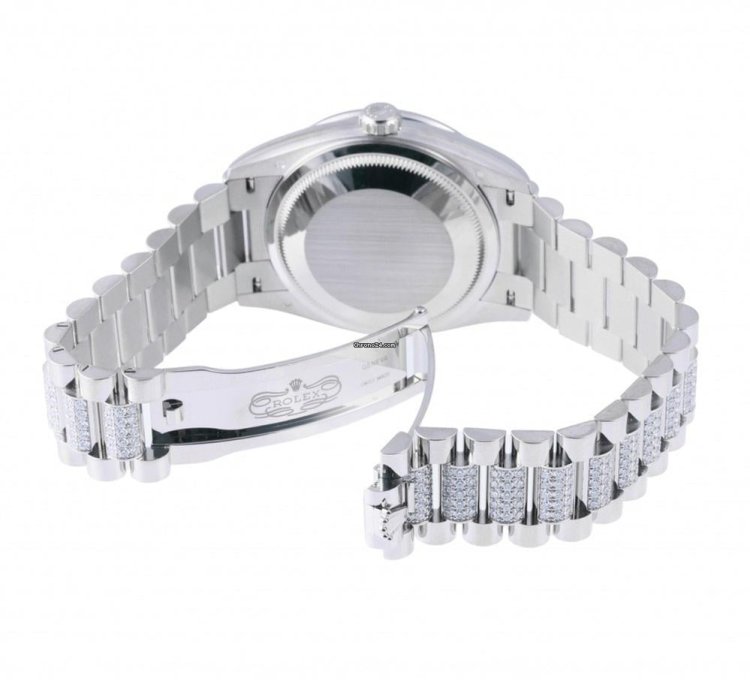 Rolex Day-date 228563tbr Automatic White Gold New