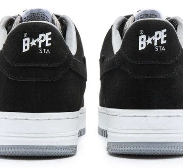 Bape Sta 3 Suede Black Size 7