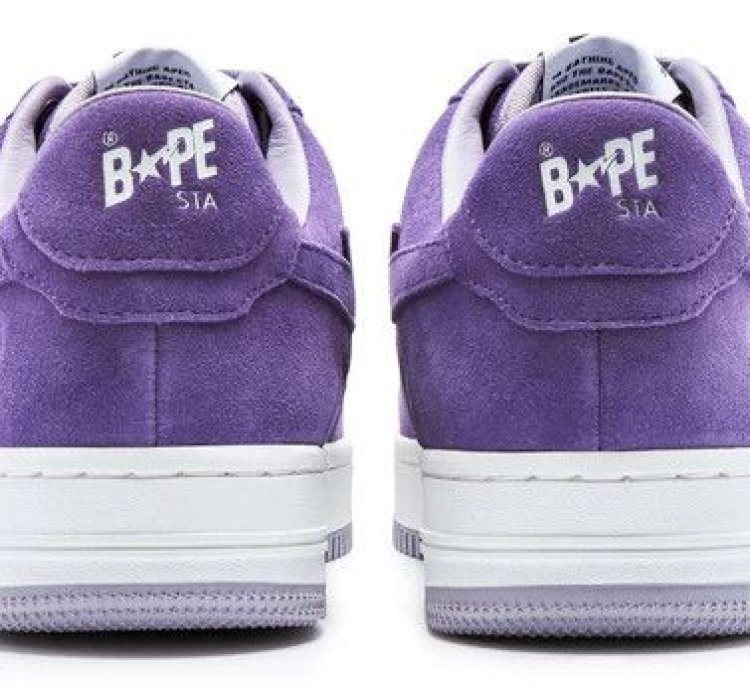 Bape Sta 3 Suede Purple Size 7