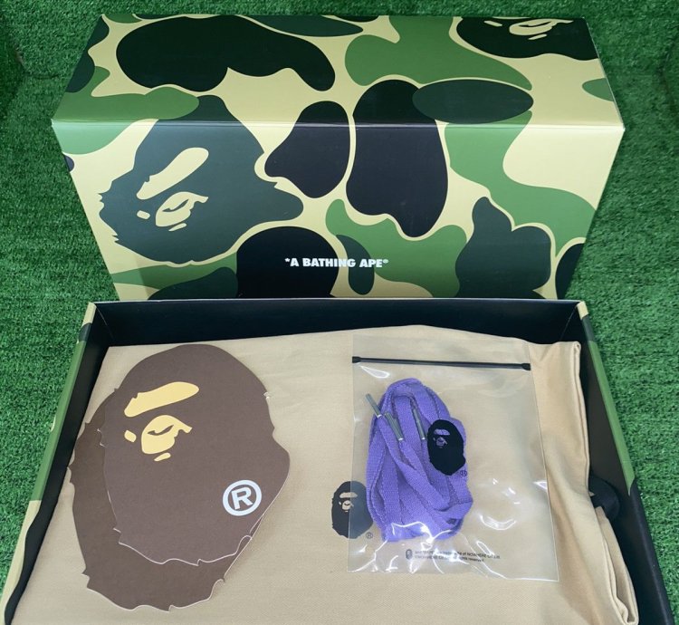 Bape Sta 3 Suede Purple Size 8
