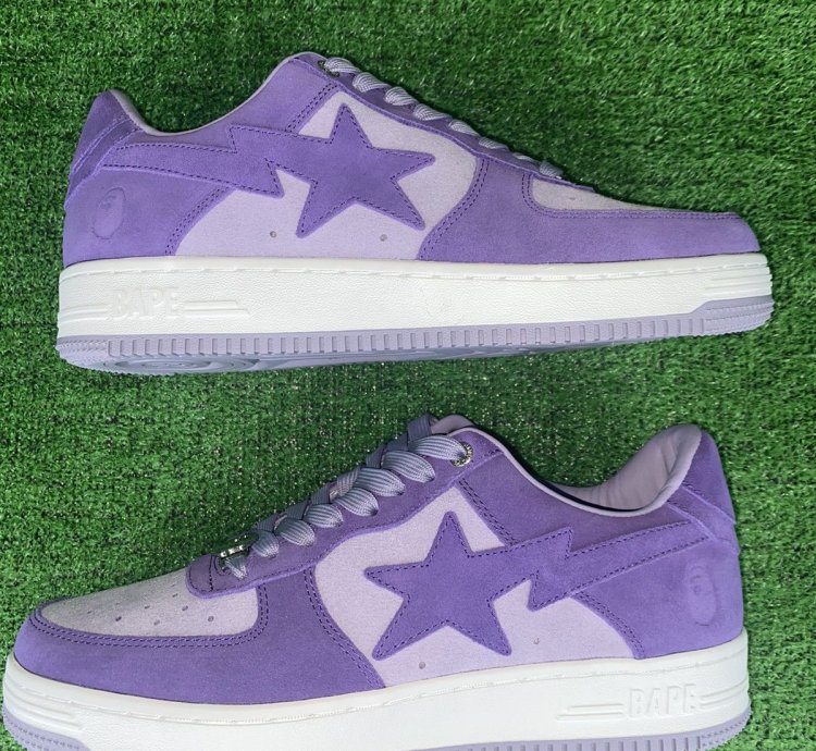 Bape Sta 3 Suede Purple Size 9 5