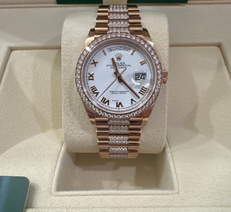 Rolex Day-date 36 Oyster Perpetual Day-date 36 In 18kt Everose Gold