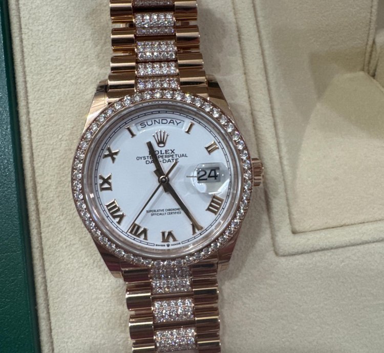 Rolex Day-date 36 Oyster Perpetual Day-date 36 In 18kt Everose Gold