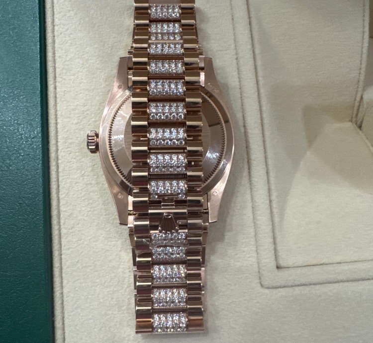 Rolex Day-date 36 Oyster Perpetual Day-date 36 In 18kt Everose Gold
