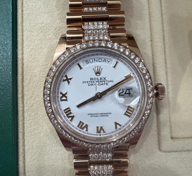 Rolex Day-date 36 Oyster Perpetual Day-date 36 In 18kt Everose Gold