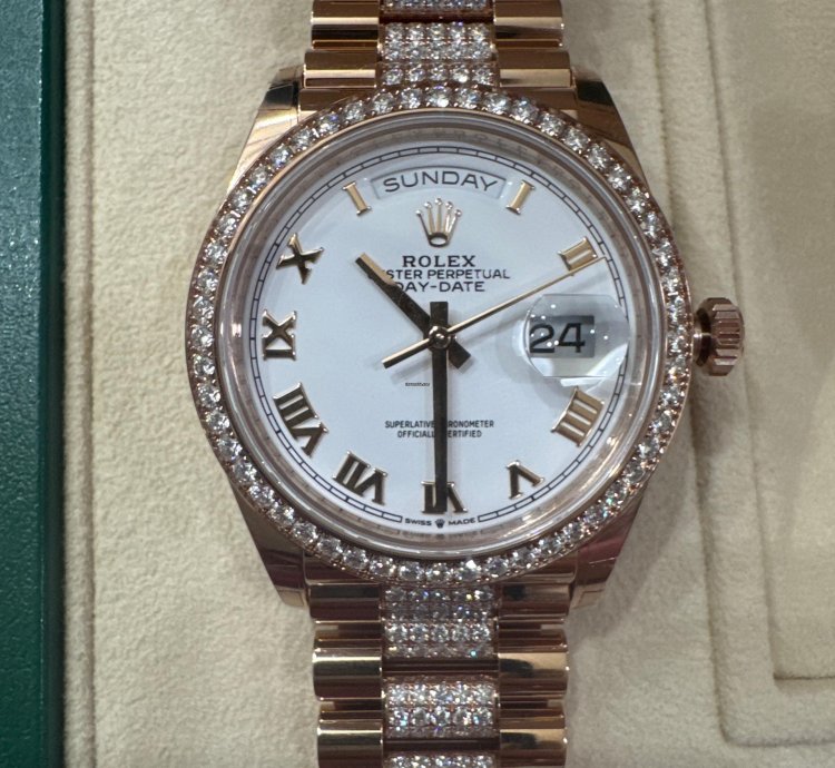 Rolex Day-date 36 Oyster Perpetual Day-date 36 In 18kt Everose Gold