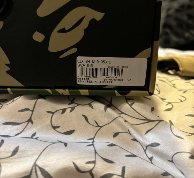 Bape Sta 4 Silver Grey