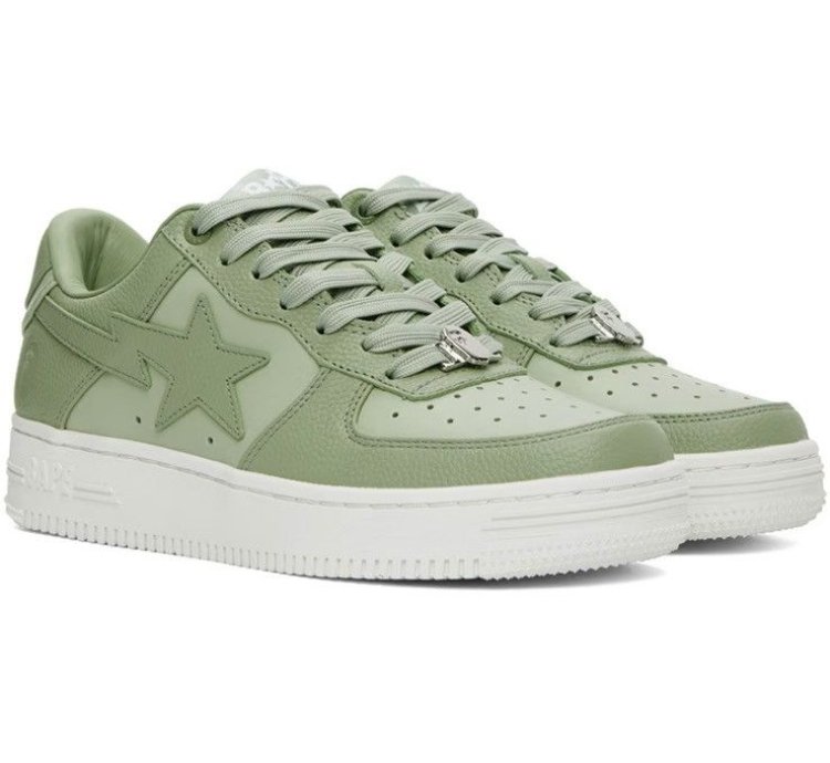 Bape Sta 9 Green Sneakers