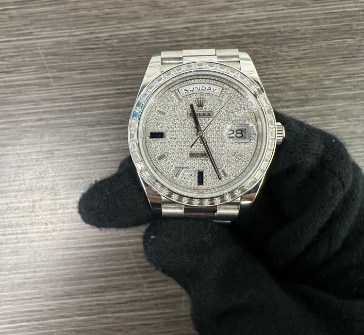 Rolex Day-date 40 228396tbr Day-date 40 Baguette Platinum