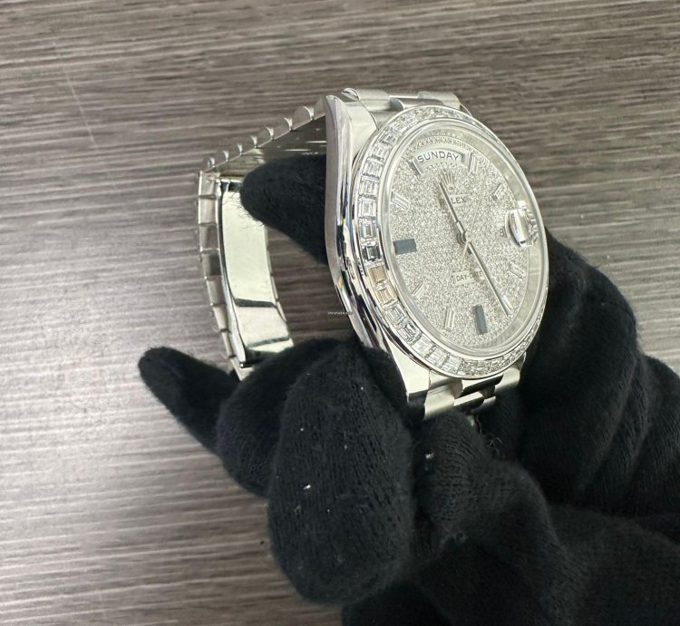 Rolex Day-date 40 228396tbr Day-date 40 Baguette Platinum