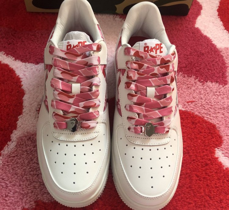 Bape Sta Abc Camo Pink