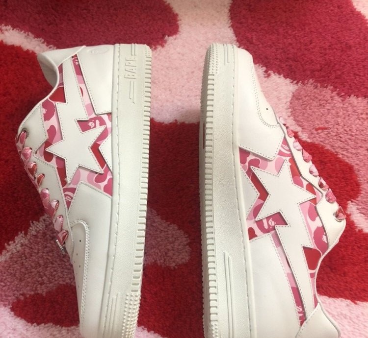 Bape Sta Abc Camo Pink