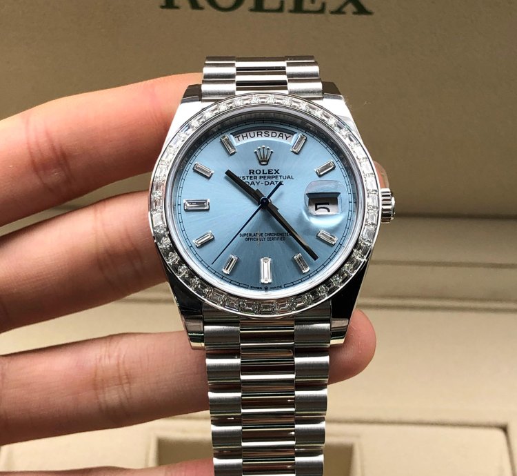 Rolex Day-date 40 228396tbr Ice Blue Platinum