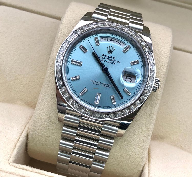 Rolex Day-date 40 228396tbr Ice Blue Platinum