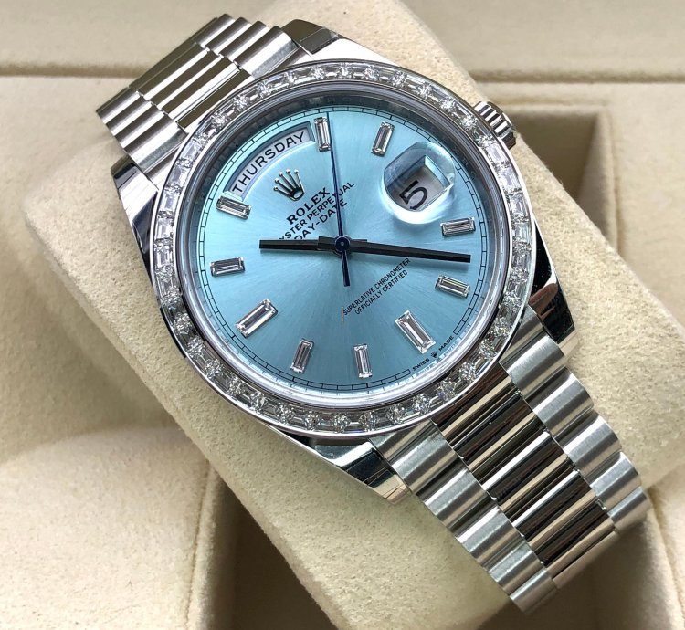 Rolex Day-date 40 228396tbr Ice Blue Platinum