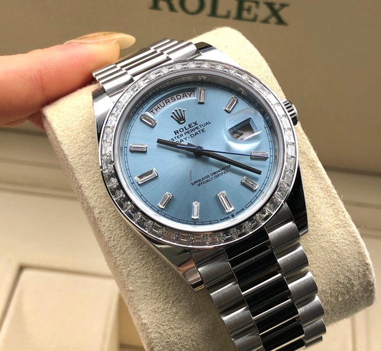 Rolex Day-date 40 228396tbr Ice Blue Platinum
