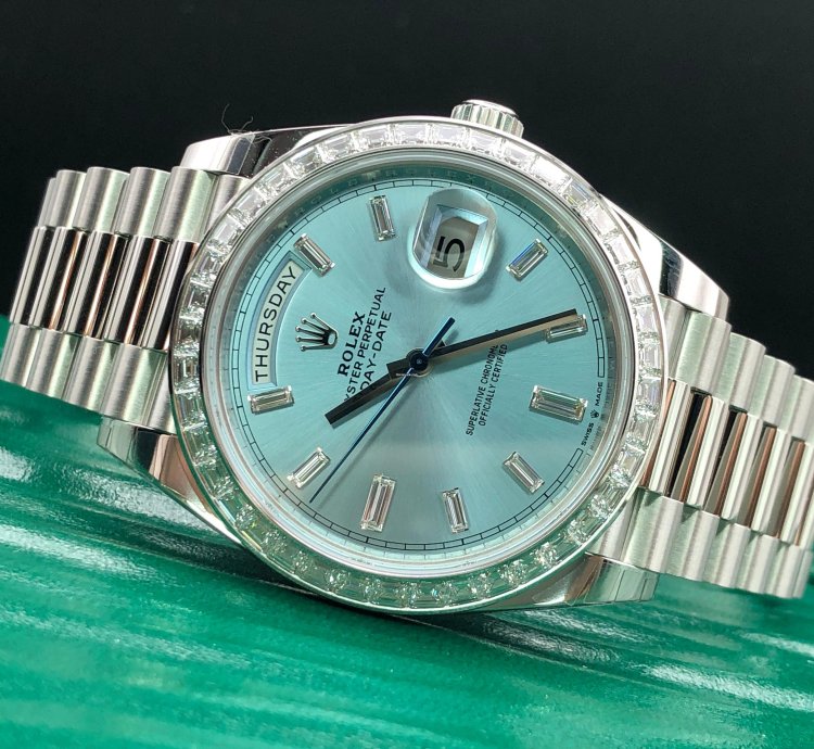 Rolex Day-date 40 228396tbr Ice Blue Platinum