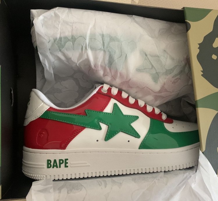 Bape Sta Bapesta Italia Mexico Red Green White Ds Japan 11