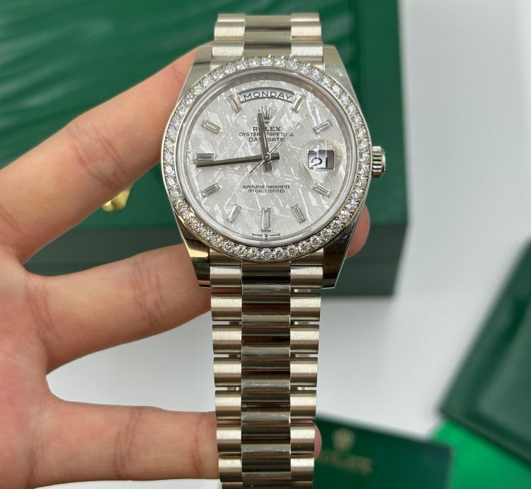 Rolex Day-date 40 228396tbr Meteorite Diamond