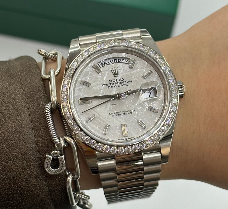 Rolex Day-date 40 228396tbr Meteorite Diamond