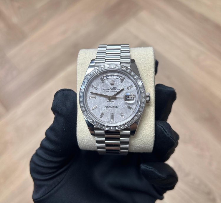 Rolex Day-date 40 228396tbr Meteorite Platinum Presidential