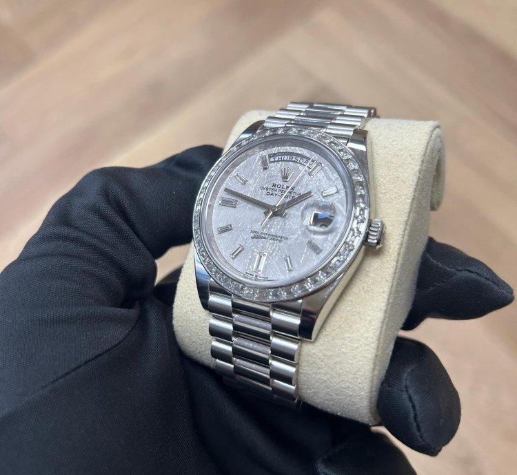 Rolex Day-date 40 228396tbr Meteorite Platinum Presidential