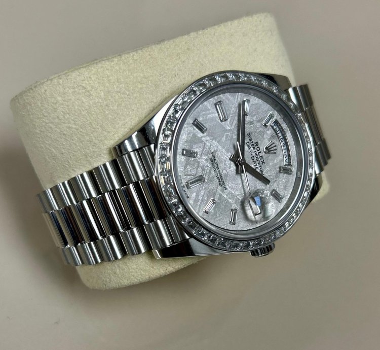 Rolex Day-date 40 228396tbr Meteorite Platinum Presidential