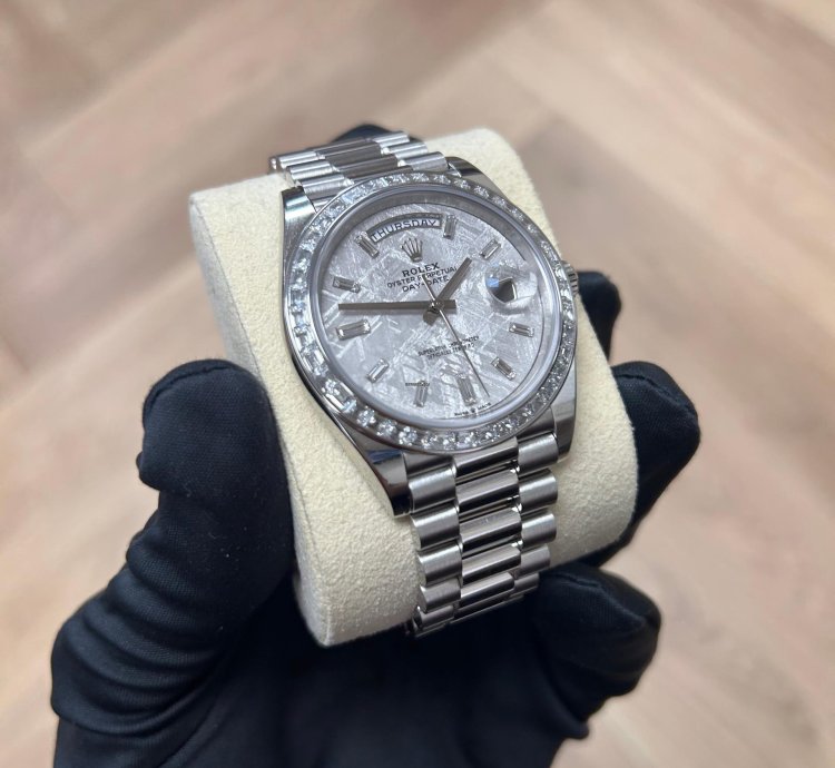 Rolex Day-date 40 228396tbr Meteorite Platinum Presidential