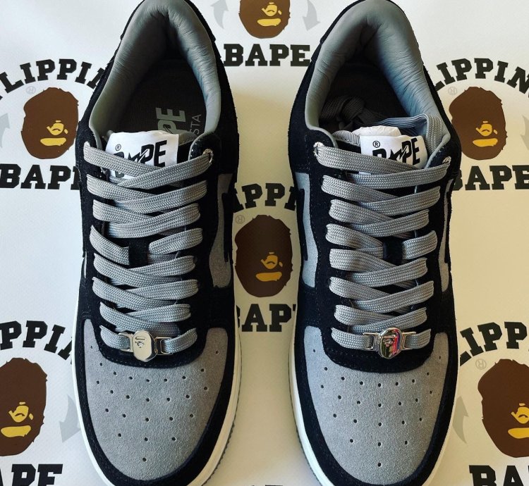 Bape Sta Black Suede