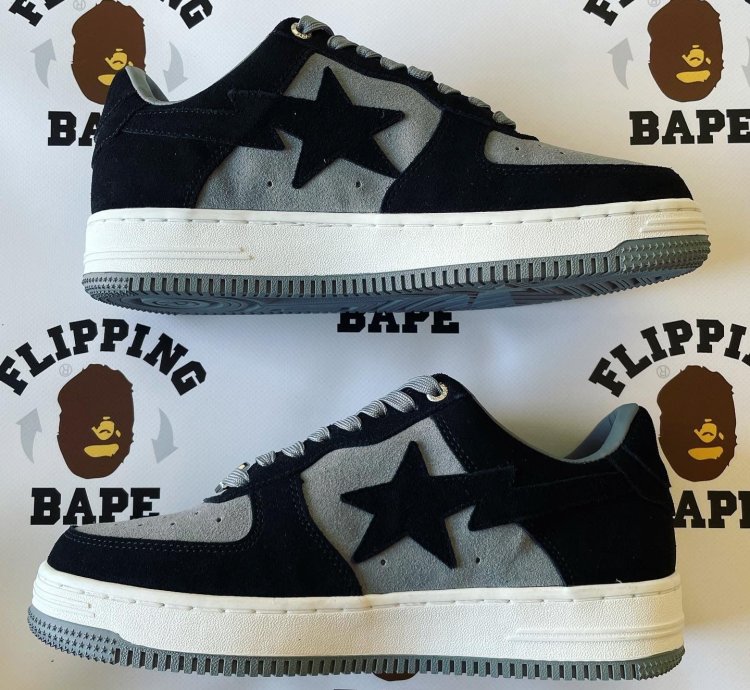 Bape Sta Black Suede