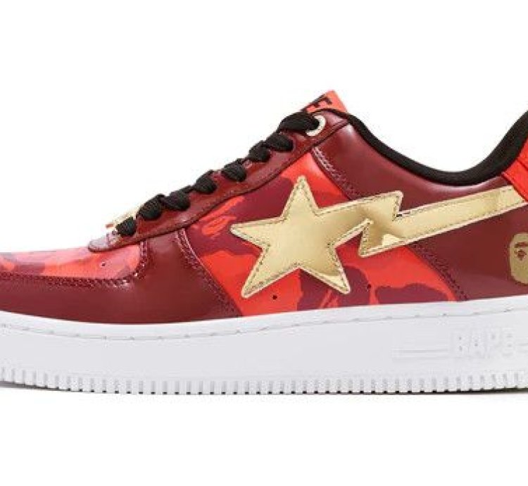 Bape Sta Chinese New Year Red Gold Size 11