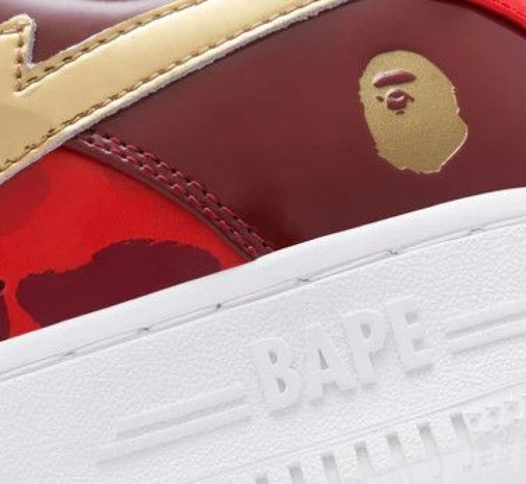 Bape Sta Chinese New Year Red Gold Size 11