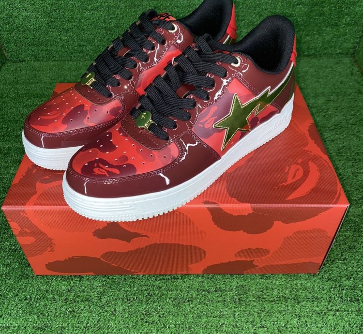 Bape Sta Chinese New Year Red Gold Size 12